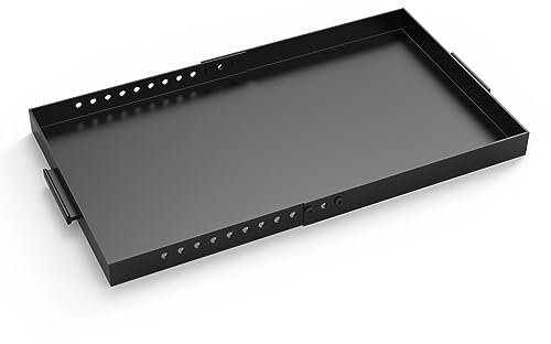 Daisypower Kaminschale mit Griffen, erweiterbarer/verstellbarer Aschekasten, Glutehalter, Ascheauffangpfannen für Innen- und Außenbereich, Kaminrost, Feuerstellen, Hinterhof-Grills Bis zu 81,3 cm