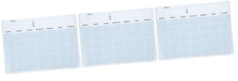 SHINEOFI 3stücke Magnetischer Monatskalender Für Kühlschrank Wiederbeschreibbare To-do-liste Mit Großzügigem Für Notizen Für Familienorganisation Und Terminplanung