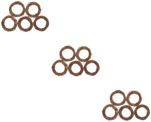 TOPBATHY Weidenkranz Kik 15 STK Rattan-Girlande Weidenkranz Formen Schlichter Weihnachtskranz Selber Machen Weihnachtsband Hochzeitsdekoration Retro- Rattanring DIY Rattanring