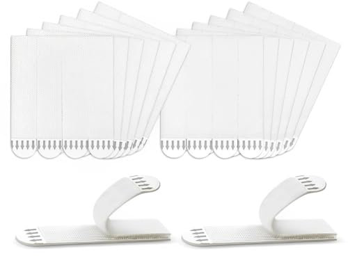 SENTAIMAO Picture Hanging Strips Heavy Duty,Photo Frame Stickers for Wall,24-Pairs(48 Strips) Picture Canvas Hanger No Nails,Damage Free Adhesive Poster Refill Mounting strips (19 * 93 mm)