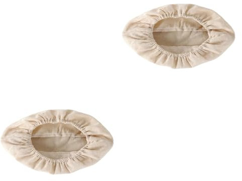 SiaBiced Set de 2 Fundas de Tela para Cestas de Pan Ovaladas