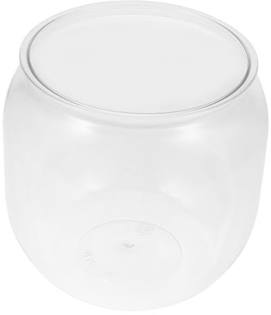 Milisten Transparentes Aquarium Aus Bruchsicherem Kunststoff Für Schreibtisch Dekorativer Fischtank Für Goldfische Und Andere Kleine Fische Pflegeleicht Und Langlebig