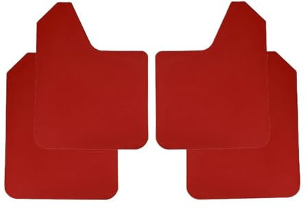 Anteriore Posteriore Paraspruzzi Per Hyundai Per Tucson Per Elantra Auto SUV Furgone Pickup Rally Rosso Racing/Sport Paraspruzzi Universali Paraspruzzi Paraspruzzi Anteriori Posteriori(4pcs-set Red)
