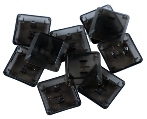 Tapas para teclado negro translúcido G813 G815 G913 con un tacto cómodo y una fácil instalación