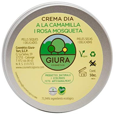 (39,98EUR /100 ml Brutto) Gesichtscreme Kamille-Hagebutten Sensible Trockene Haut Bio Mittelmeer 50ml Inhalt: 50 ml