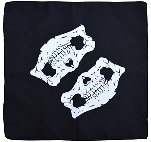 thb Richter Multifunktionstuch Bandana-Tuch Nickitücher Halstuch Kopftuch Zimmermanns- und Richtfesttücher 100% Baumwolle/Cotton Mund-Nasen-Bedeckung Biker Rad Outdoor Schweißtuch Stirnbänder