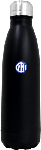 F.C.INTER Borraccia Termica Inter Ufficiale Logo Nuovo | Thermos in Acciaio | Doppia Parete Isolante | Capacità 500 ml. | THEINAL500ml.NELN1504