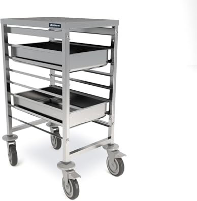 Chariot Bas de Transport GN 1/1 Renforcé en INOX - Distform