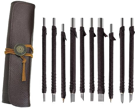 rongweiwang Outils de Sculpture sur Pierre Ciseaux en Acier au tungstène Robustes et durables pour l'art Professionnel Outils de Coupe en Acier au tungstène métal