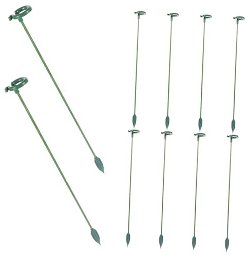 Supvox 10stücke Pflanzenstützstäbe Für Garten Hortensien Blumen Unterstützung Rack Topfpflanze Unterstützung Stange Rankgitter Für Blumentöpfe Aus Abs-Material