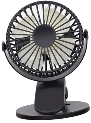 CONGARTENO 360grado Ventilador De Escritorio Mini Clip Ajustable Silencioso Pequeño Usb Portátil