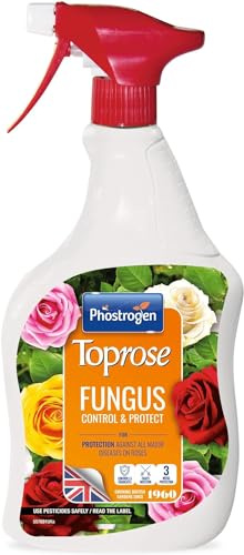 1L Toprose Fungus Control & Protect Spray – Effective Fungicide for Plants – Prevents and Treats Fungal Diseases on Flowers, Fruits & Vegetables