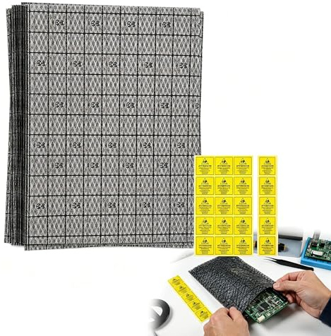 20 PCS Bolsas Antiestáticas, Bolsas ESD Tamaño 30x40 cm, Fundas de Protección, con Adhesivos ESD, Proteger Placa Base, Tarjetas Gráficas, Discos Duros Y Componentes Electrónicos