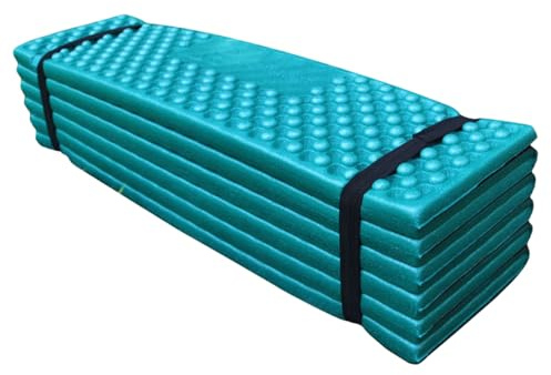 Jorzer Coussin de Couchage en Mousse, Caisse à œufs Pliable ultralégère, imperméable, résistant à l'humidité, Coussin de Couchage Doux pour randonnée en Plein air, Pique-Nique.