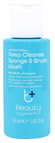Beauty Hygiene Plus Deep Cleanse makeup Sponge & Brush Wash Conditioning Antibacterial 50ml