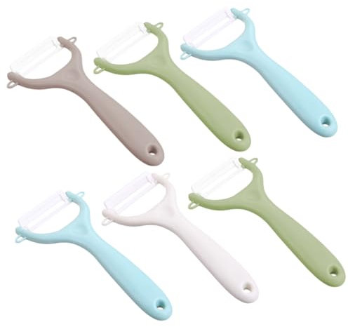 Alipis 6pezzi Pelapatate Multifunzionale per e Colori Casual Utensile Antiruggine e