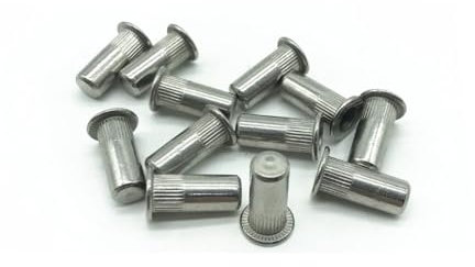 Nieten, 50 Stück Nietmuttern aus Edelstahl, versiegelte Einsatzmutter, Blindnietmutter, beiliegende Nietmutter, M4, M5, M6, M8, M10(M10 50pcs)