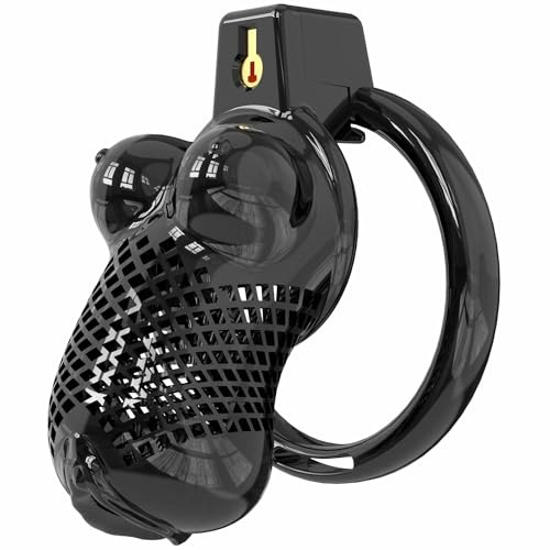 Hdynasty Nuevo Cuerpo Deportivo de Hombre Jaula de Resina Hueca | Diseño único, Con 6 mosquetones fijos