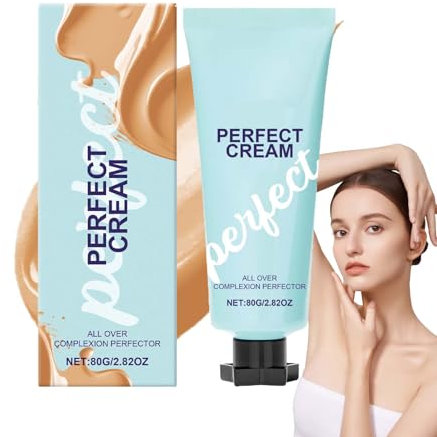 Clawrex Evens Skin Toneand Light Foundation Perfector All-Over Complexion Perfector, fond de teint crème CC longue tenue, correcteur hydratant de couvrance complète, imperméable et résistant aux