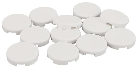 CFTGIW 18 Pièces de Remplacement de Joystick 25,3 Mm de Diamètre Couvercles de Jeu Mécaniques Blanc givré pour Claviers de Boîte de Capuchons de Remplacement de JoystickCouvercles de Joystick de