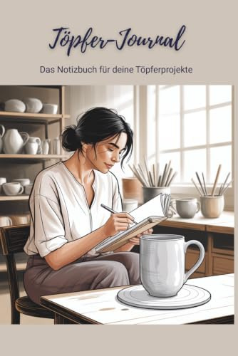 Töpfer-Journal: Projektbuch für Glasuren · Brenntemperaturen · Skizzen für dein neues Keramik-Projekt