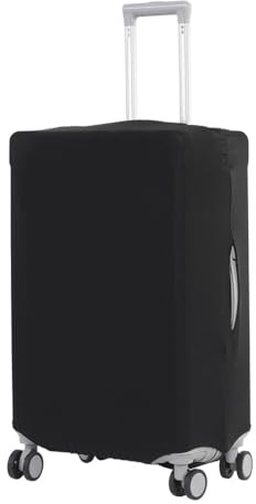 XENQITO 1 Piezas Funda Maleta,Funda Protectora para Maleta,Funda Protectora de Equipaje, Fundas Maletas de Viaje, Funda Maleta Grande, Funda para Maletas de Viaje,Cubierta de Prueba de Polvo(Negro, S)