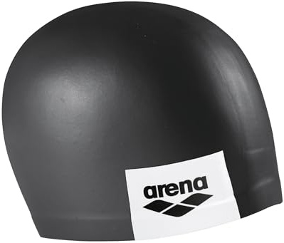 Arena Logo Moulded Swim Cap, Black