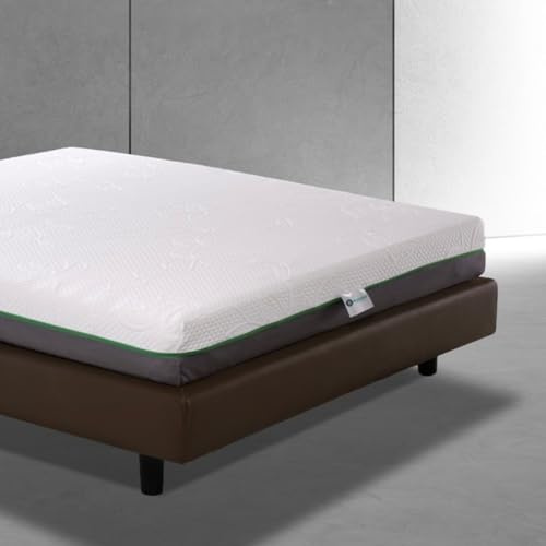 Bedshire Hybrid Materasso Matrimoniale 160x200 a Molle Insacchettate Indipendenti e 5 cm Memory Foam Ortopedico Completamente Sfoderabile H 23 cm con 2 Cuscini Omaggio Made in Italy