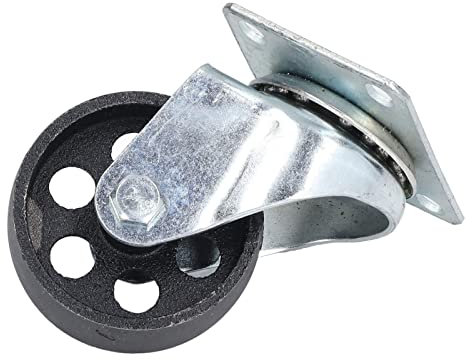 Rueda Universal de 3 Pulgadas, Rueda Giratoria Estable de Doble Cojinete de Hierro Fundido Resistente Al Desgaste para Carro de Coche Doméstico