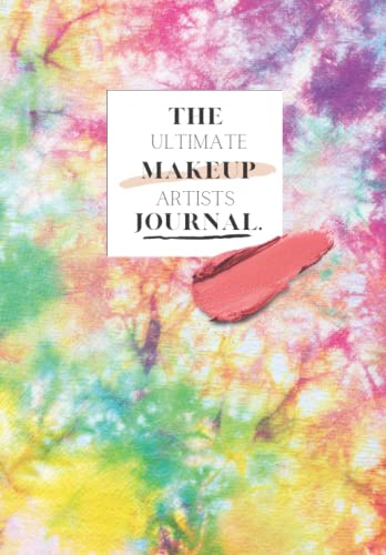 THE ULTIMATE MAKEUP ARTISTS JOURNAL - Paperback Tie Dye edit