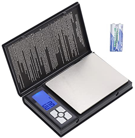 Balance Alimentaire Numérique Portable Précision 0,1g 2000g pour Pâtisserie Herbes