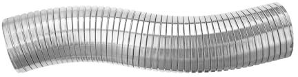 Auto-Endrohre 250 Mm Universeller Flexibler Auspuffrohr-Entlüftungsschlauch, Schnellreparaturrohr, Edelstahl, DIY-Rauchrohre, Auspuff-Entlüftungsrohr Auspuffblenden (Größe : 42-46MM)