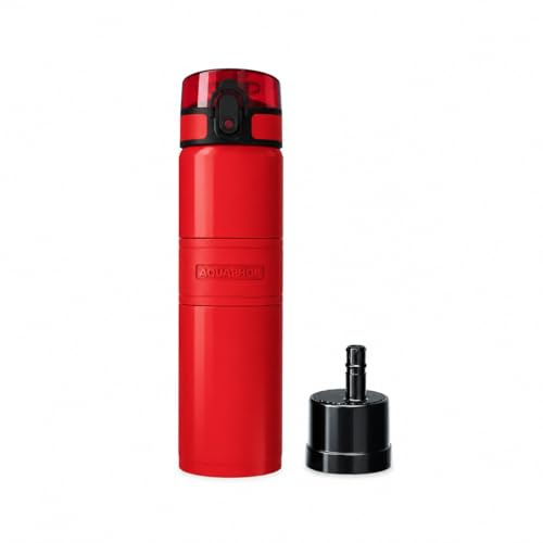 City Cool Stainless Steel Insulated Filter Water Bottle Mineral Red 500ml