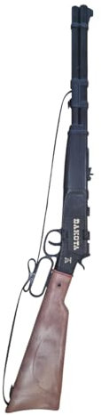Fündig Kinder Spielgewehr Wickie Dakota 50 cm 100 Schuß - Spielzeuggewehr - Western - Gewehr - Flinte - Cowboy - Cowboygewehr - Cowboyzubehör - Wilder Westen - Wild wild West - Spielzeuggewehr