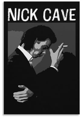 Poster mit Hommage an Nick Cave, coole Kunstwerke, Gemälde, Wandkunst, Leinwanddrucke, hängende Bilder, Poster, 40 x 60 cm