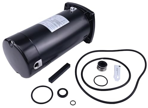 Czomoizc USQ1152 ASQ165 EUSQ1152 Swimming Pool Pump Motor Kit Compatible with Frame Single Speed Replacement Motor GO-KIT-79 1.5HP