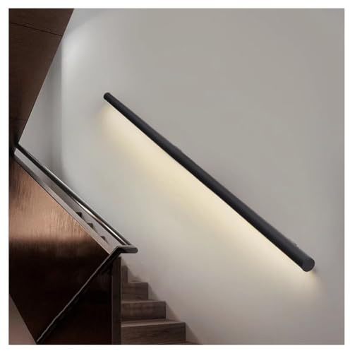 LED il Kit - Barra de agarre de aluminio con luz - Barandilla de cable iluminada - Seguridad montada en la pared para escaleras interiores - Diseño de iluminación moderno