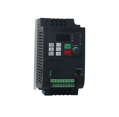 LEJDI Convertitore da Ingresso monofase 220 V a Uscita trifase 380 V 11 kW 15 HP VFD Inverter a frequenza variabile(1.5KW(Black))