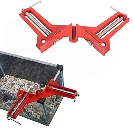 Mtlavishness Morsetto ad Angolo ad Angolo retto da 90 Gradi Piazze di Posizionamento a 90 Gradi Morsetto angolare Morsetto Quadrato ad Angolo retto per la Lavorazione del Legno, cornici o cassetti