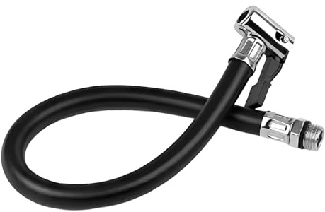 Wvxilyr 36 cm Reifenfüllschlauch Universal, Reifenfüller Schlauch, Ersatzschlauch für Luftpumpe, für Auto, Motorrad, Fahrrad, Rennrad, Ventilverlängerung kompatibel mit Luftkompressor