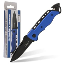 Condor Werkzeug 9550 | Universal Klappmesser mit Klingen-Arretierung | Profi Outdoor Taschenmesser aus hochwertigem Edelstahl mit Nagelkerbe Seilschneider Glasbrecher Gürtelclip für Hobby & Werkstatt