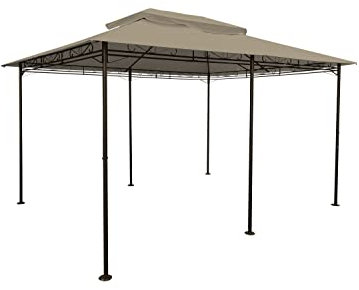 Tetto di ricambio per padiglione Cape Town, 4 x 3 m, impermeabile, in 3 colori, tetto a padiglione con rivestimento in PVC