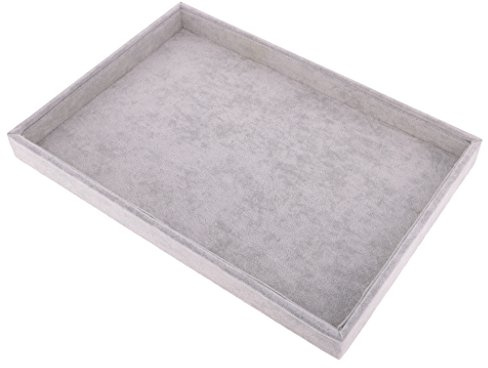 MagiDeal Organisateur de Plateau Bijou en Velours de Rangement, Bac Vide