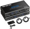 Commutateur KVM 8K HDMI 2.1 USB 3.0 2 Ports avec Hotkey KVM Switch 8K@60Hz 4K@120Hz 48Gbps Partager 2 ordinateurs avec un clavier Mous HDR D-olby Vision HDCP2.2 Télécommande Câble USB3.0 inclus
