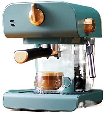DieffematicKF Macchina Caffè Caffettiera Espresso Automatica con Montalatte Incorporato Caffettiera Cappuccino e Latte Macchina da Caffè Design Vintage 20Ba