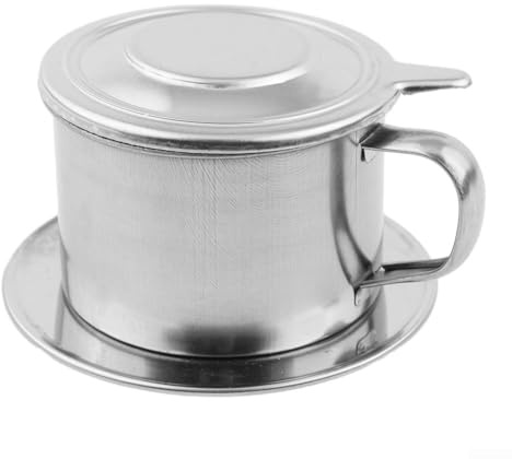 Jumplushion Vietnamese Coffee Dripper Cup - Stainless Steel Maker Pot With Filtration Drip for Office, Home, and Traveling
