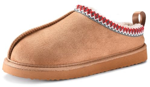 Leezepro Womens Slipper Ladies Fuzzy Warm Winter Soft Outdoor Slippers House Indoor Shoes Suede Slipper