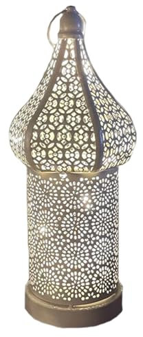 Lampada da tavolo marocchina - Lanterne del tempio marocchino, Lanterna vintage della fattoria | Lampada da tavolo vintage da fattoria con intagli cavi, lampada da tavolo marocchina per la casa