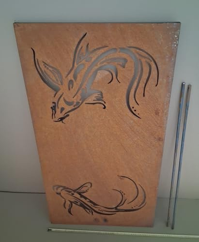 Edelrost Sichtschutzwand Gartendeko rost Stele 112 cm hoch 60 cm breit