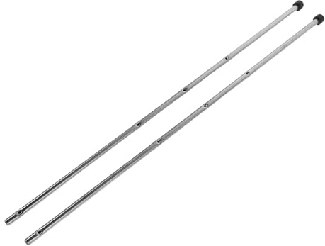 SUPVOX Aste di Ricambio per Calcio Balilla Tappi Terminali 6Mm X 385 CM Maniglie Sostitutive per Tavolo da Gioco Accessori per Calcio Balilla Adatti a Famiglie Scuole e Aree